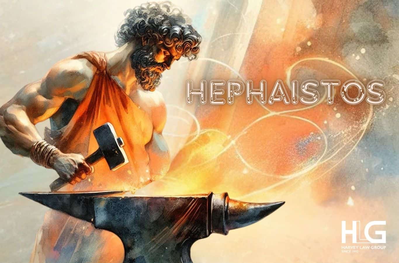 Hephaistos là vị thần bảo trợ cho ngành rèn, lửa