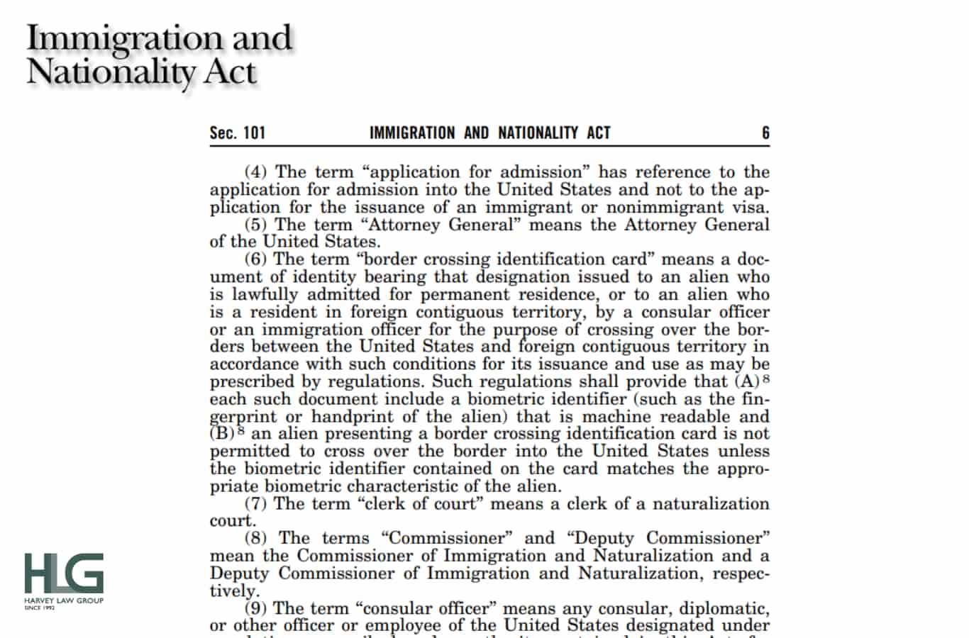 Immigration and Nationality Act - INA