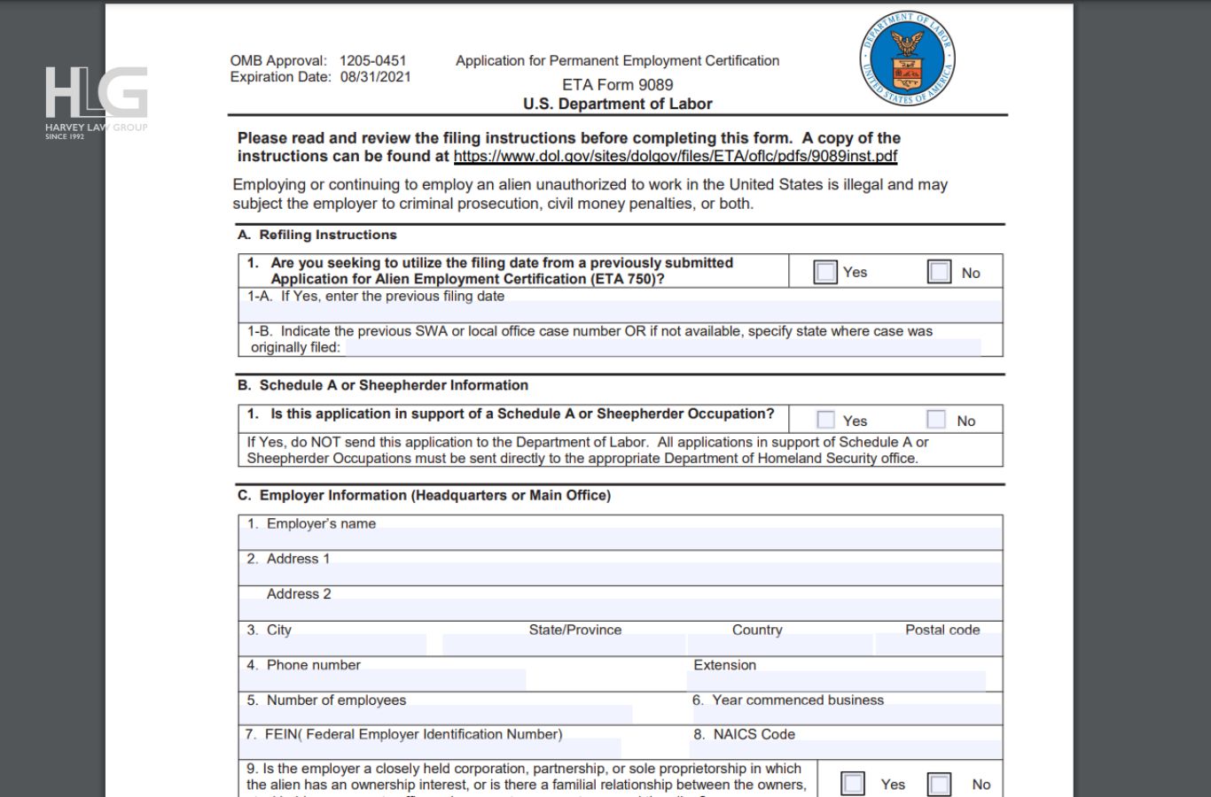 Labor Certification (PERM Process) là gì