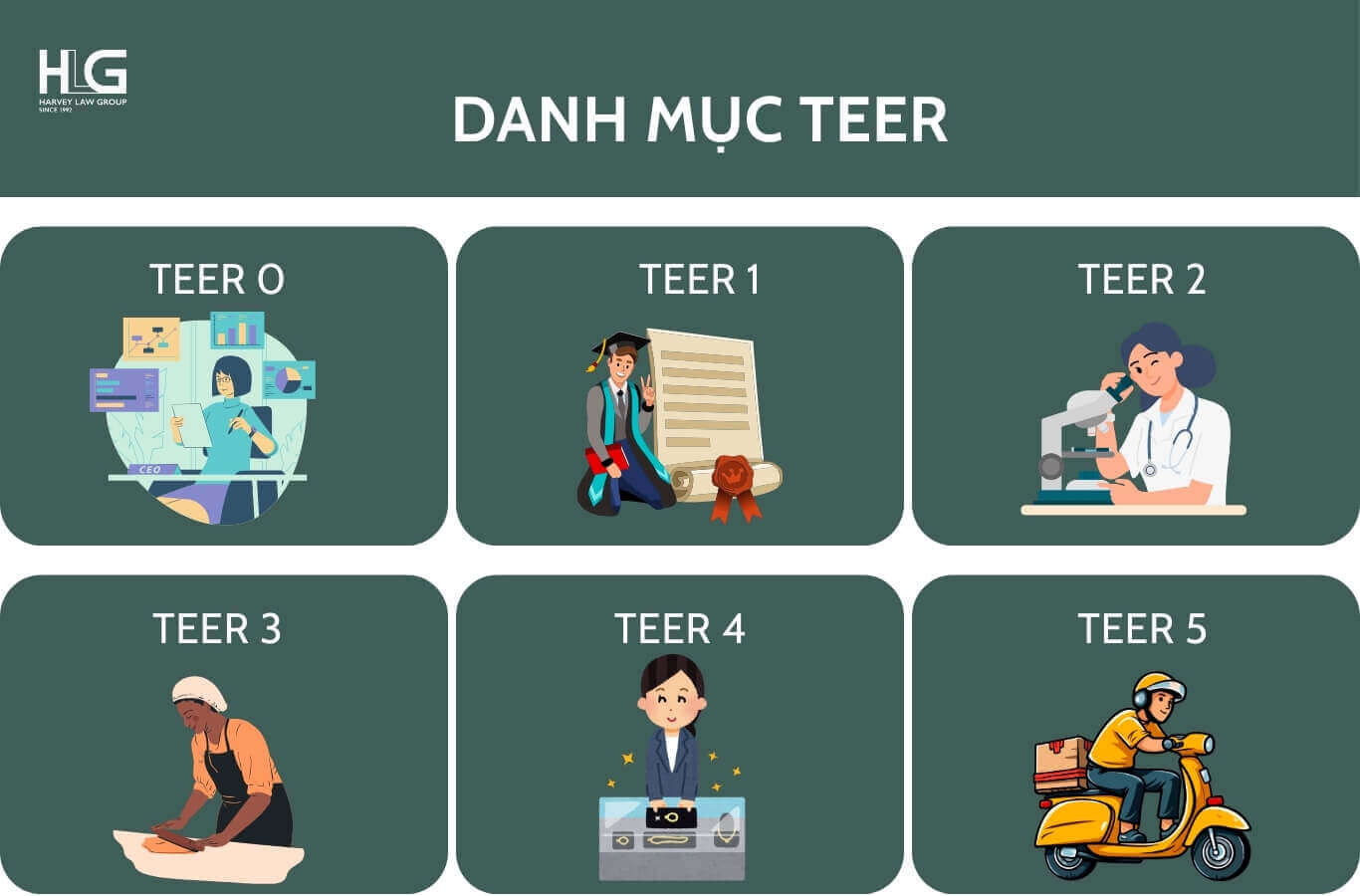 Các danh mục TEER